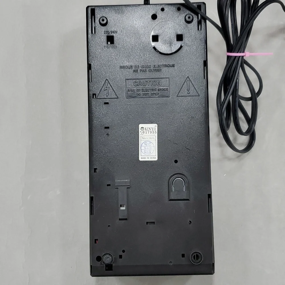 Kinyo Vintage Super Slim VHS Tape Rewinder Model UV-413 FOR PARTS